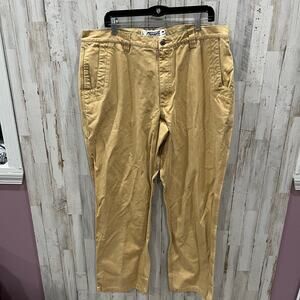 Mountain Khakis Tan Work Relaxed Fit Pants Mens Size 40X32 100% Cotton